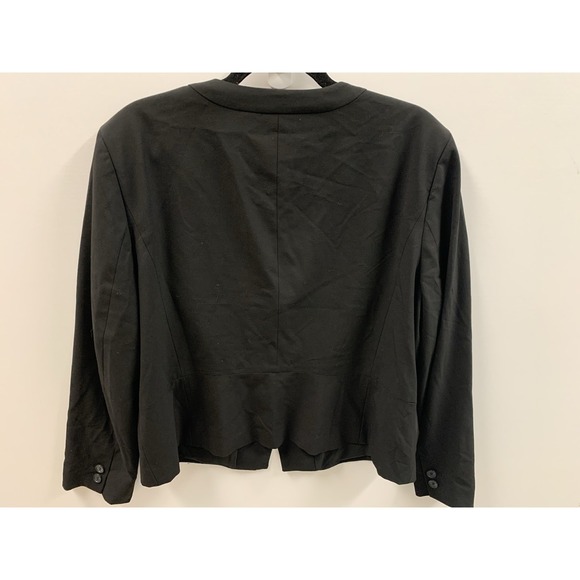 Ann Taylor Black Button Blazer Jacket Women's Career Business Office Size 18 - Picture 6 of 9